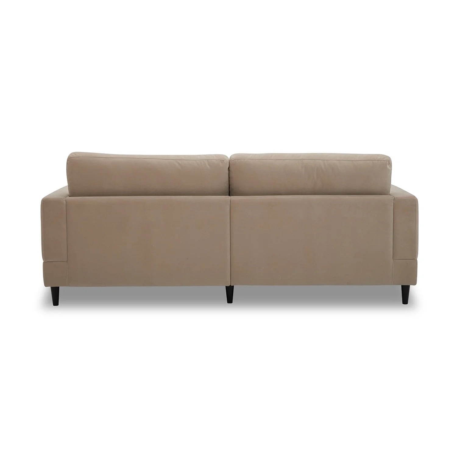 Better Homes & Gardens Springwood Wood Frame 83.46" Couch, Beige Velvet