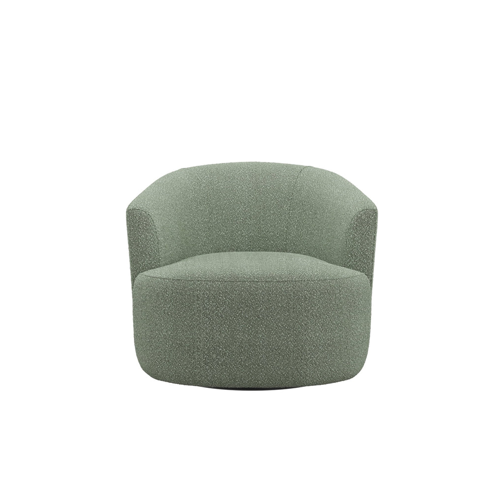 Mainstays Boucle Swivel Accent Chair, Olive