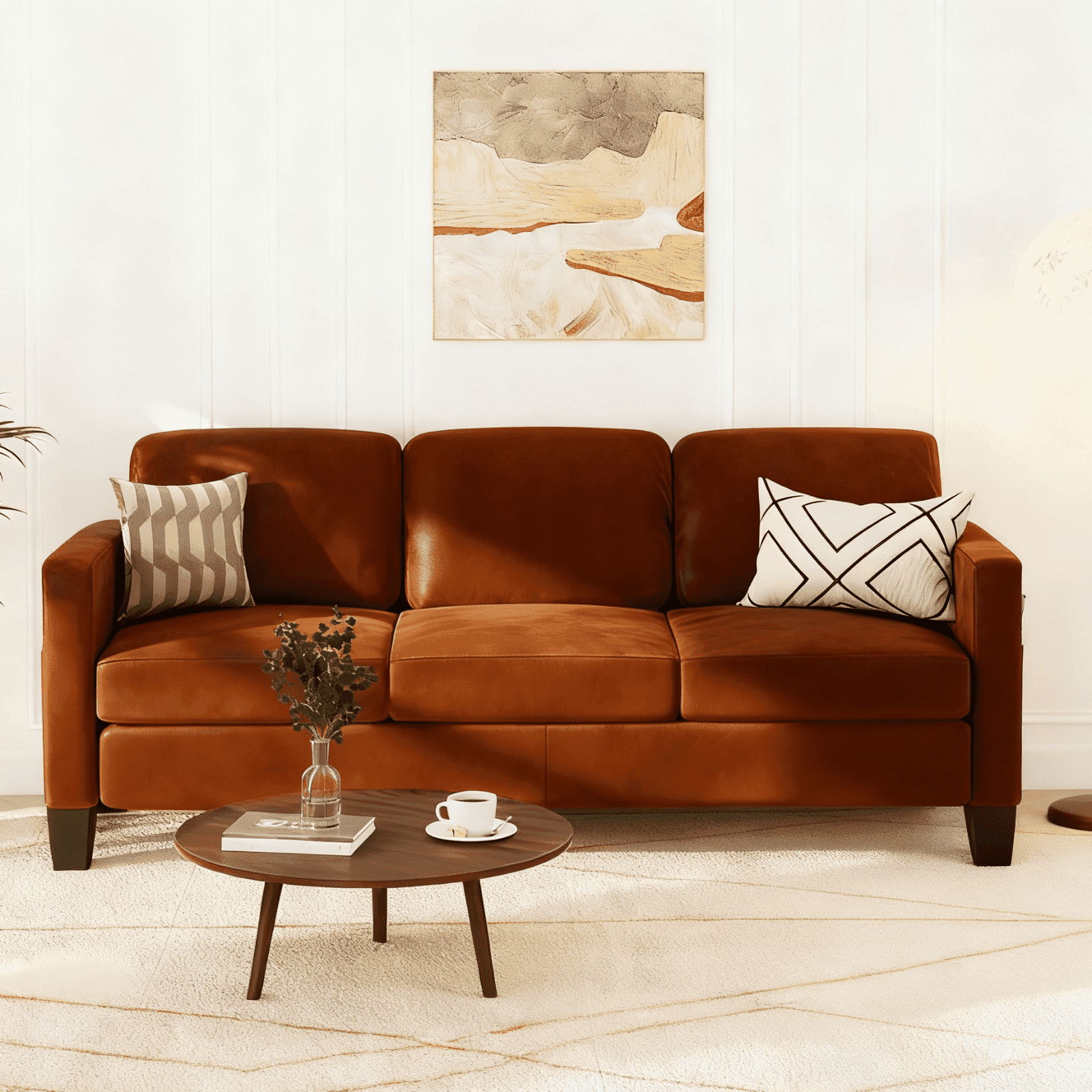 Pinmoco L-Shaped Sectional Sofa Couch for Living Room, 3 Seat Velvet Convertible Sofa with Movable Storage Ottoman and Side Pockets, Gray